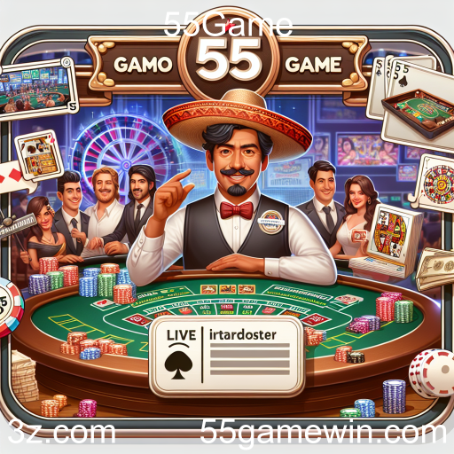 Experimente a Categoria 'Ao Vivo' no 55Game